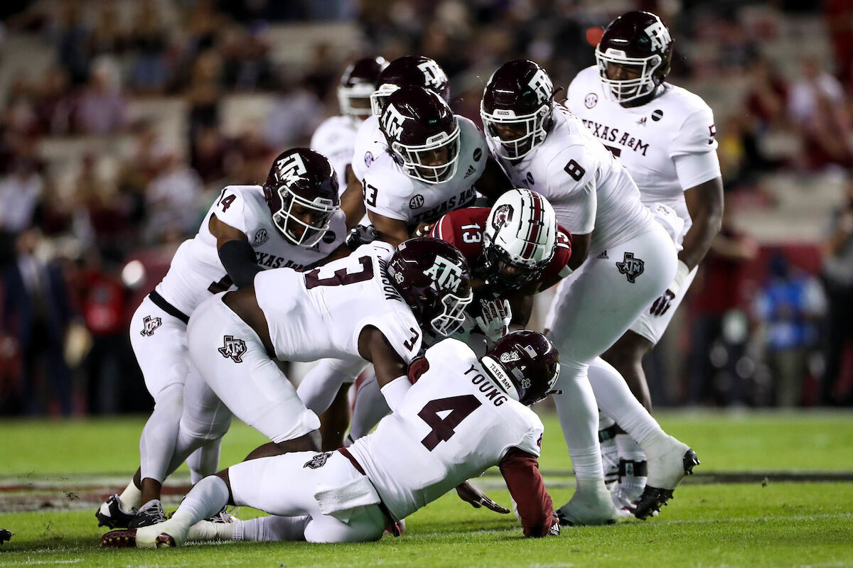COLUMBIA, SC - 20201107 - Texas A&M Aggies Football vs. South Carolina Gamecocks